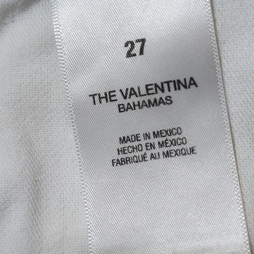 Favorite Daughter Valentina Tower High Rise Cigarette Jeans W27 Bahamas White - Picture 11 of 13